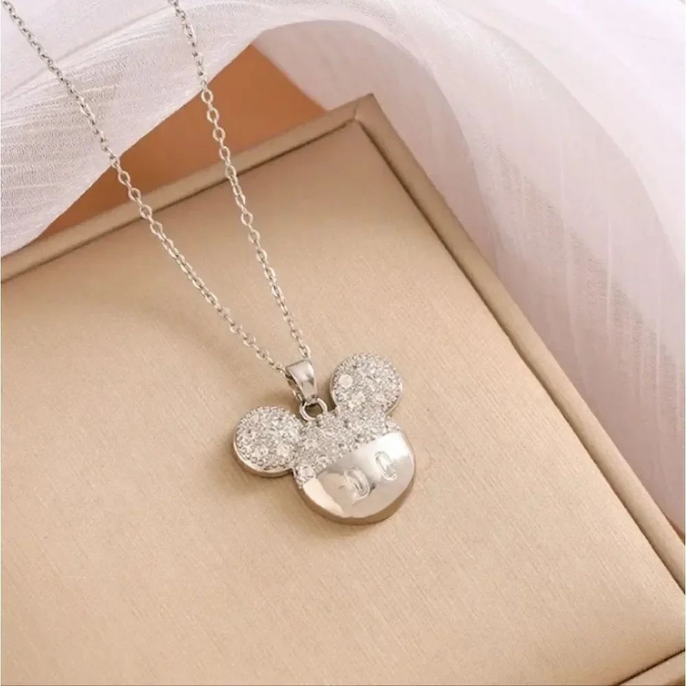 Disney Mickey Mouse Silver Necklace
